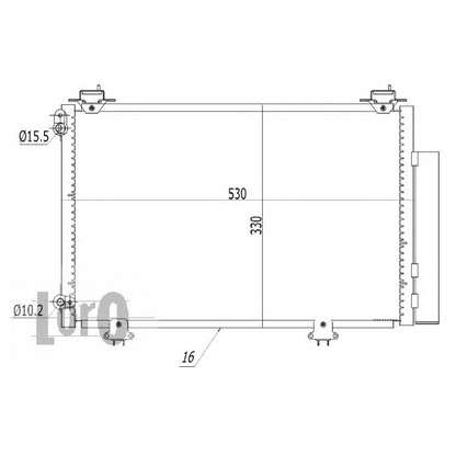 Photo Condenser, air conditioning LORO 0510160010