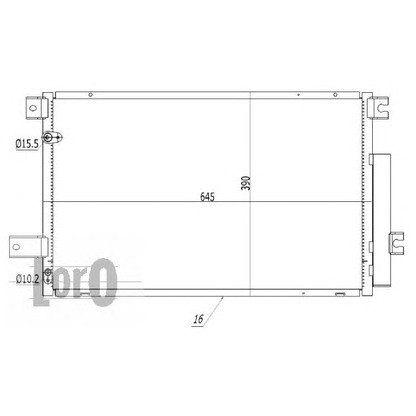 Photo Condenser, air conditioning LORO 0510160035