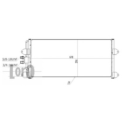 Photo Condenser, air conditioning LORO 0530160006