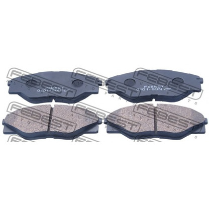 Photo Brake Pad Set, disc brake FEBEST 0101GGN15F