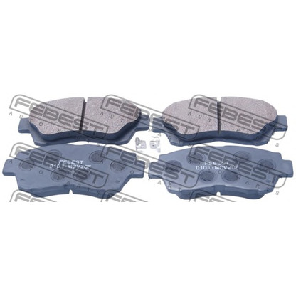 Photo Brake Pad Set, disc brake FEBEST 0101MCV20F