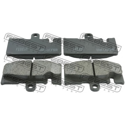 Photo Brake Pad Set, disc brake FEBEST 0101UCF30R