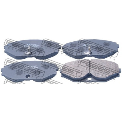 Photo Brake Pad Set, disc brake FEBEST 0201A33F