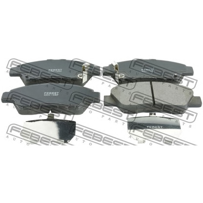 Photo Brake Pad Set, disc brake FEBEST 0301GEF