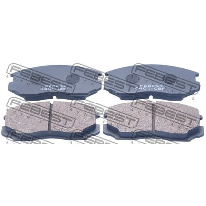 Photo Brake Pad Set, disc brake FEBEST 0401CBF