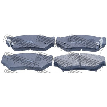 Photo Brake Pad Set, disc brake FEBEST 0701SQ420F