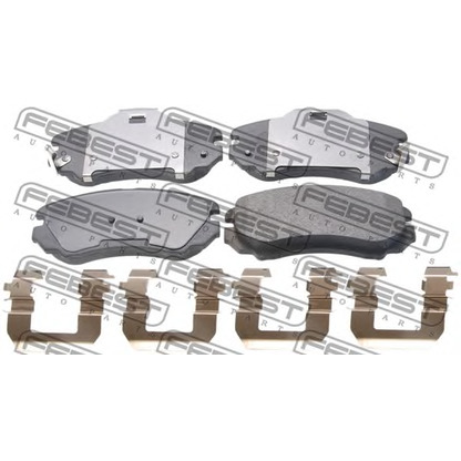 Photo Brake Pad Set, disc brake FEBEST 1201ELANF