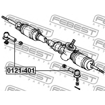 Photo Tie Rod End FEBEST 0121401