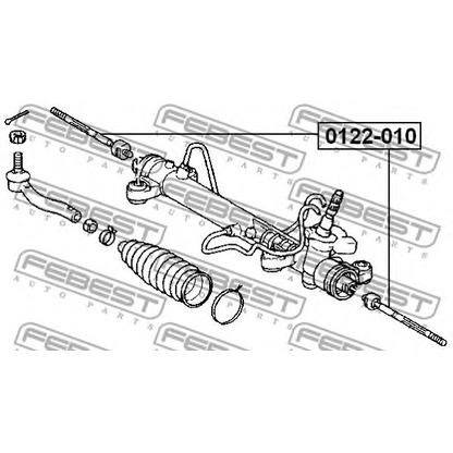 Photo Tie Rod Axle Joint FEBEST 0122010