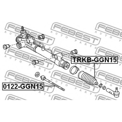 Photo Tie Rod Axle Joint FEBEST 0122GGN15