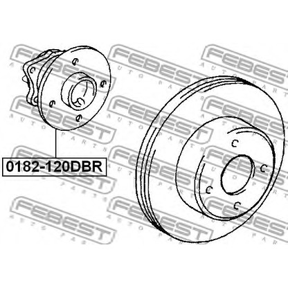 Photo Wheel Bearing Kit FEBEST 0182120DBR