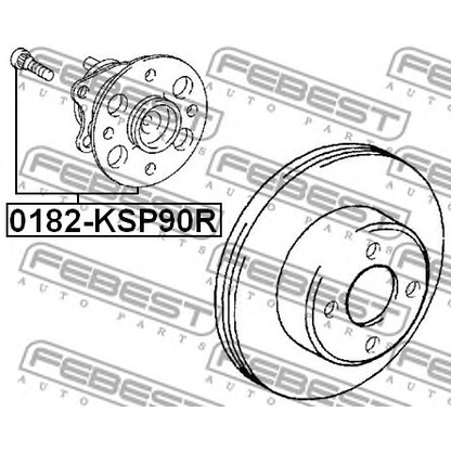 Photo Wheel Bearing Kit FEBEST 0182KSP90R