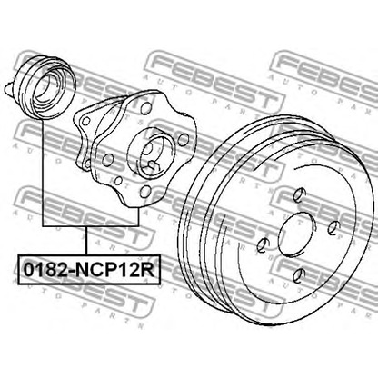 Photo Wheel Bearing Kit FEBEST 0182NCP12R