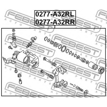 Foto Pinza freno FEBEST 0277A32RL