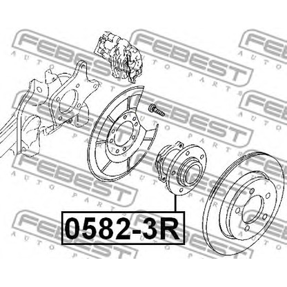 Photo Wheel Bearing Kit FEBEST 05823R