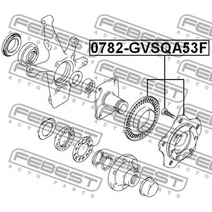 Foto Radlagersatz FEBEST 0782GVSQA53F