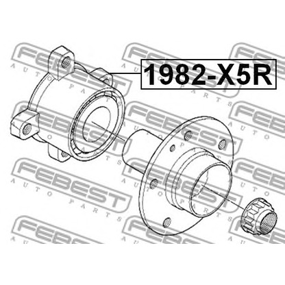 Foto Kit cuscinetto ruota FEBEST 1982X5R