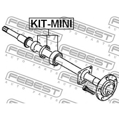 Photo Kit de roulements de roue FEBEST KITMINI