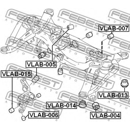 Foto Suspensión, Brazo oscilante FEBEST VLAB015