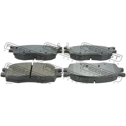 Photo Brake Pad Set, disc brake FEBEST 2201RIOF