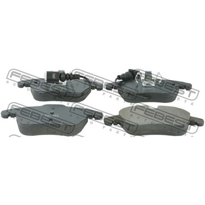 Photo Brake Pad Set, disc brake FEBEST 2301TIGF