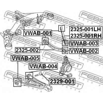 Photo Camber Correction Screw FEBEST 2329001