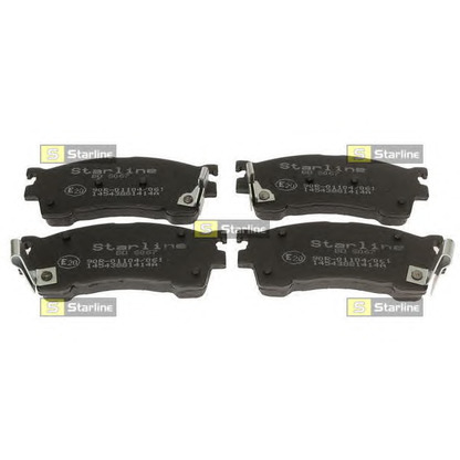 Photo Brake Pad Set, disc brake STARLINE BDS067