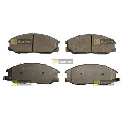 Photo Brake Pad Set, disc brake STARLINE BDS226