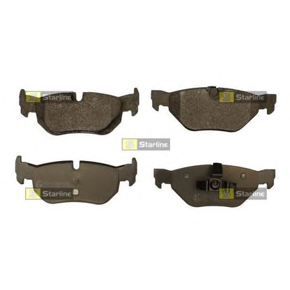 Photo Brake Pad Set, disc brake STARLINE BDS465