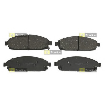 Photo Brake Pad Set, disc brake STARLINE BDS541