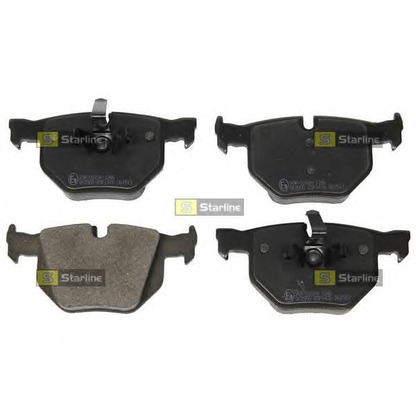 Photo Brake Pad Set, disc brake STARLINE BDS708P