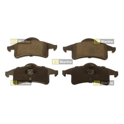 Photo Brake Pad Set, disc brake STARLINE BDS726