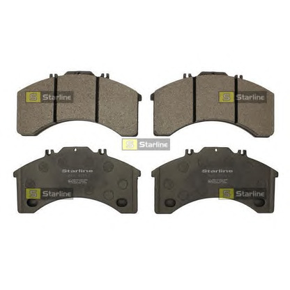 Photo Brake Pad Set, disc brake STARLINE BDT031