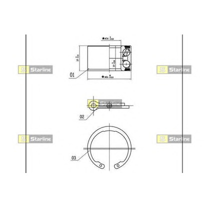 Photo Wheel Bearing Kit STARLINE LO00663