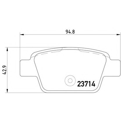 Photo Kit de plaquettes de frein, frein à disque COBREQ N583