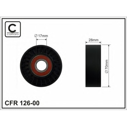 Foto Galoppino/Guidacinghia, Cinghia Poly-V CAFFARO 12600