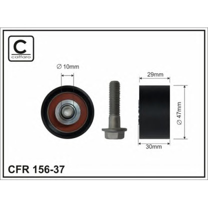 Foto Umlenk-/Führungsrolle, Zahnriemen CAFFARO 15637