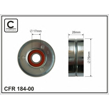 Foto Riemenspanner, Keilrippenriemen CAFFARO 18400