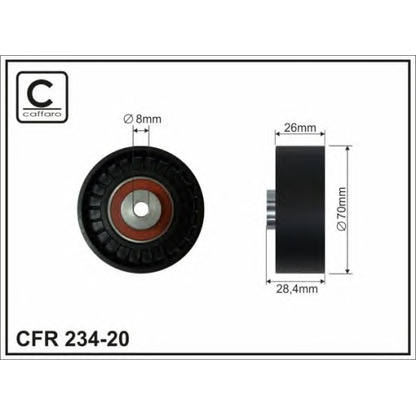 Zdjęcie Drążek / wspornik, stabilizator CAFFARO 23420