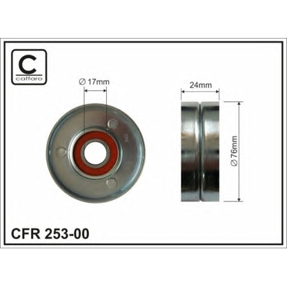 Foto Tensor de correa, correa poli V CAFFARO 25300