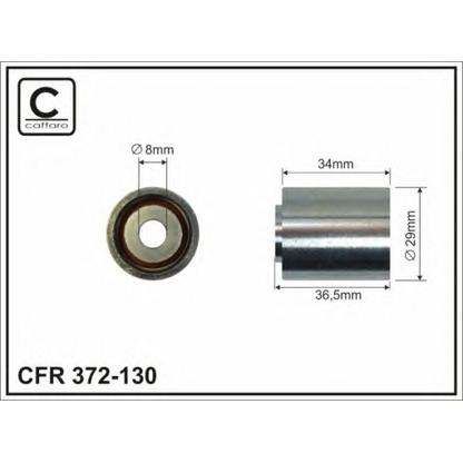 Foto Polea inversión/guía, correa distribución CAFFARO 372130