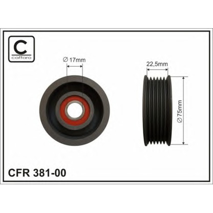 Foto Riemenspanner, Keilrippenriemen CAFFARO 38100