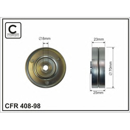 Foto Galoppino/Guidacinghia, Cinghia Poly-V CAFFARO 40898