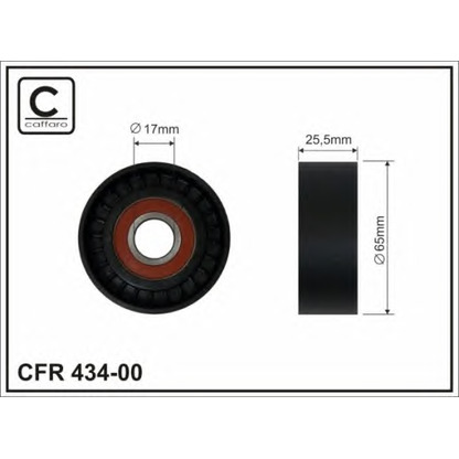 Foto Tendicinghia, Cinghia Poly-V CAFFARO 43400