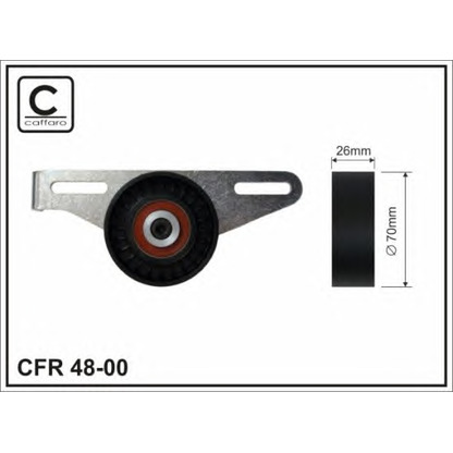 Foto Tensor de correa, correa poli V CAFFARO 4800