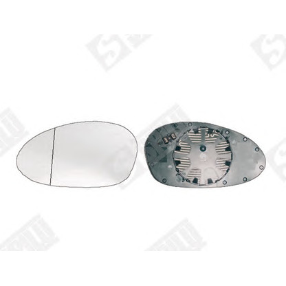 Photo Mirror Glass, outside mirror SPILU 10436