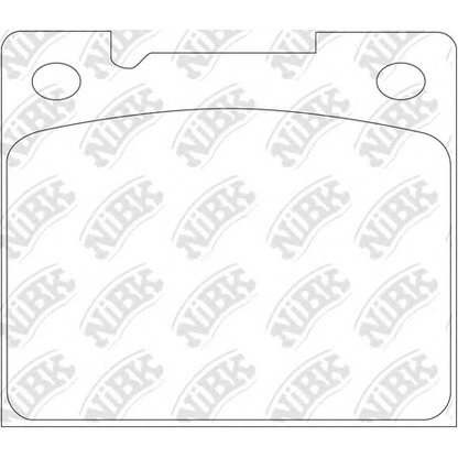 Photo Brake Pad Set, disc brake NiBK PN0143