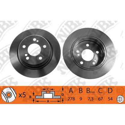 Photo Brake Disc NiBK RN1035