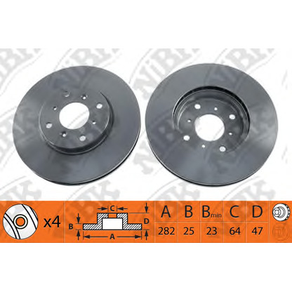 Photo Brake Disc NiBK RN1137