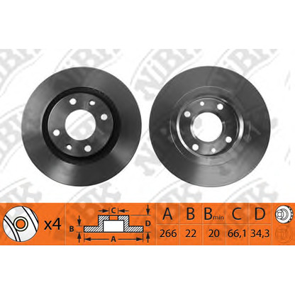 Photo Brake Disc NiBK RN1152